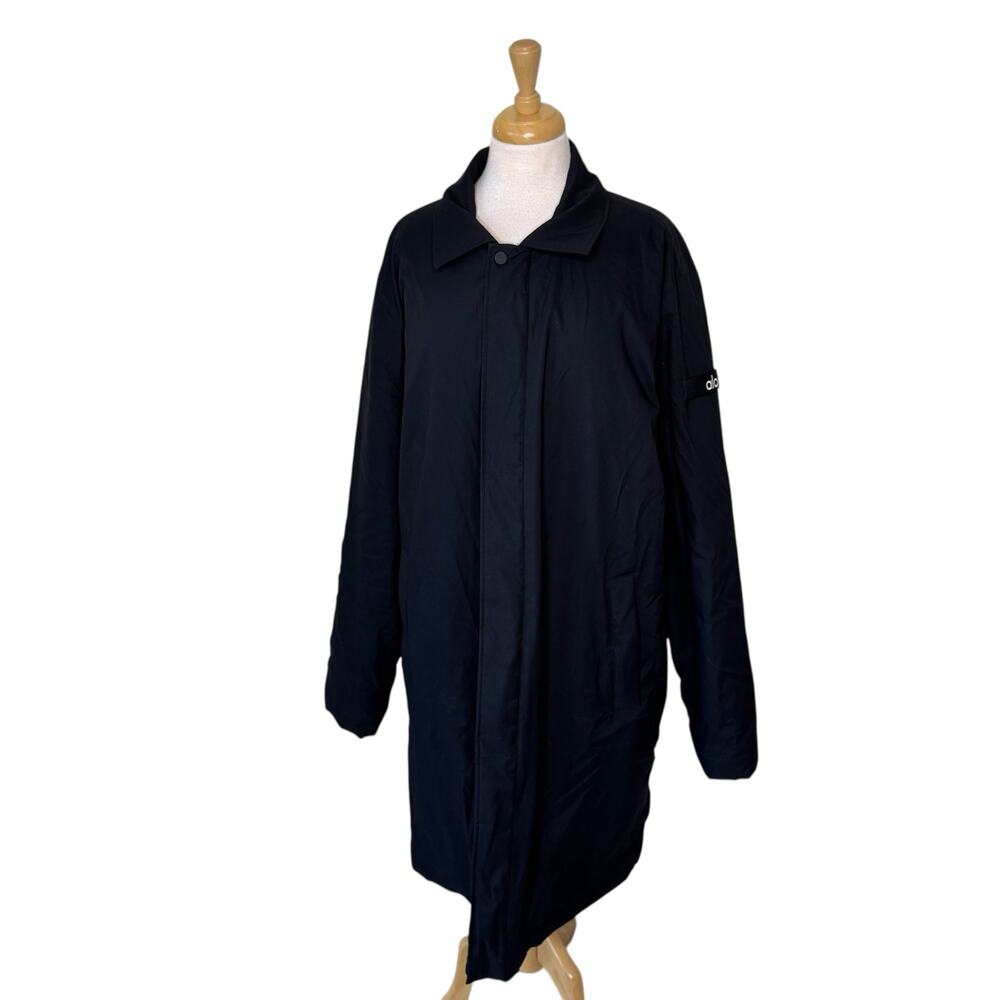 ALO YOGA Signature Overcoat Jacket Style U4010R Black Size XL